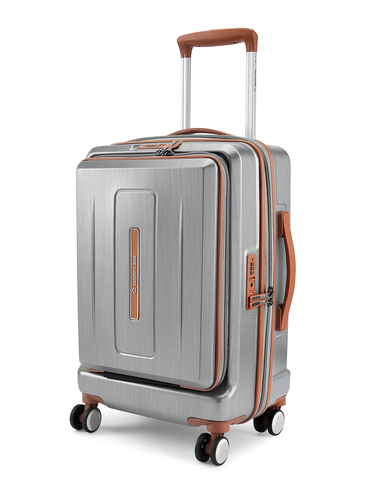 Uppercase Aero Pro Laptop Front Loader Silver - Luggage Lounge