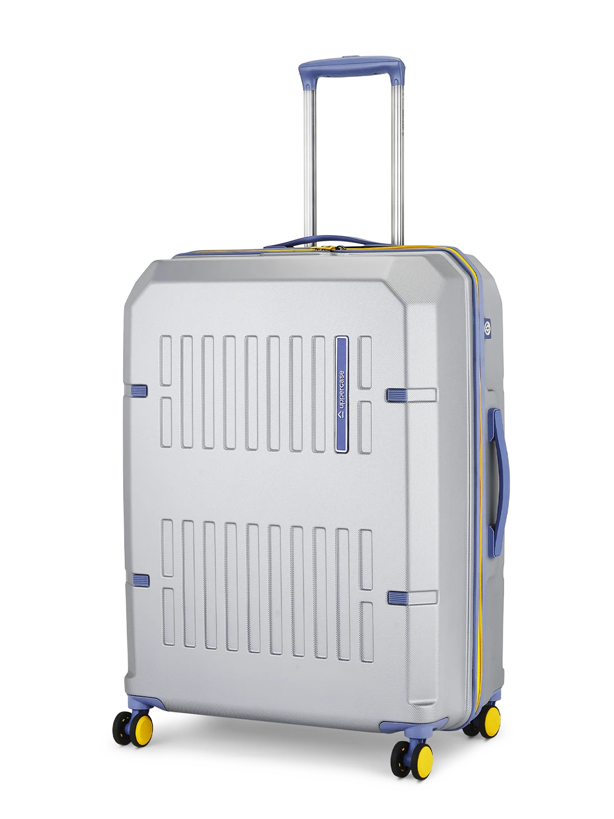 Uppercase Hexa Hard Luggage - Luggage Lounge - Silver / Large - Silver / Large