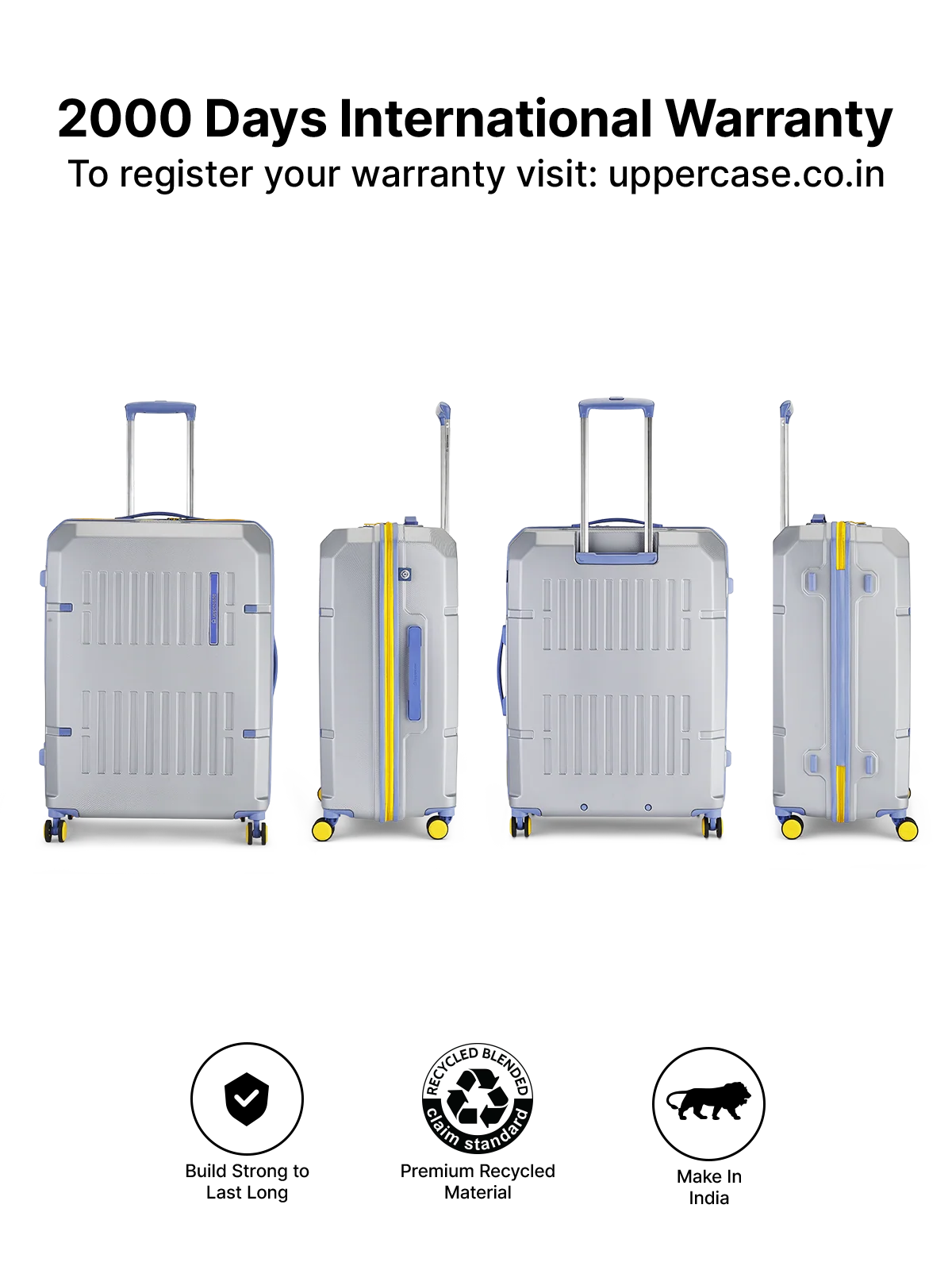 Uppercase Hexa Hard Luggage - Luggage Lounge