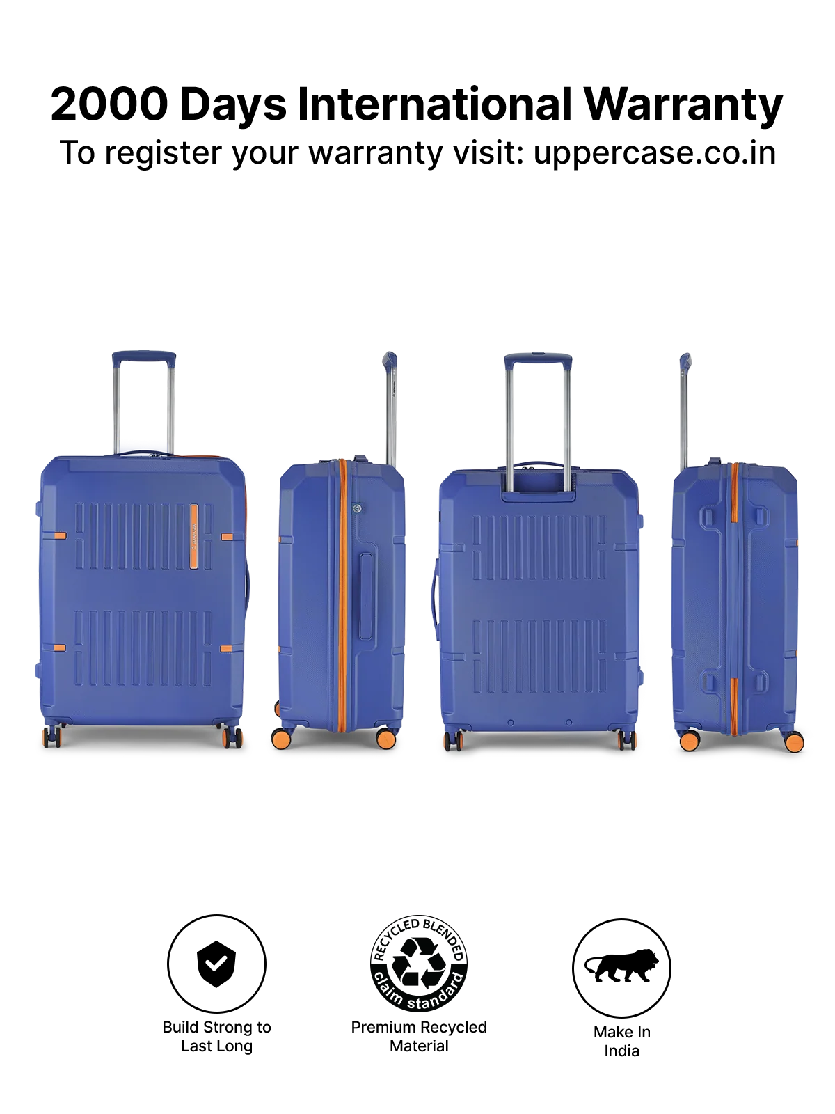 Uppercase Hexa Hard Luggage - Luggage Lounge