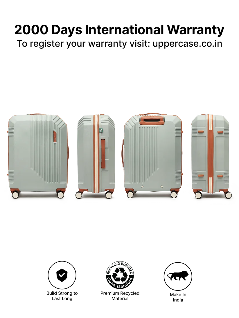 Uppercase Vector Hard Luggage - Durable and Stylish Travel Companion
