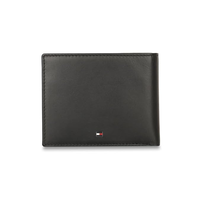Tommy Hilfiger Bruce Men's Wallet Black - Luggage Lounge
