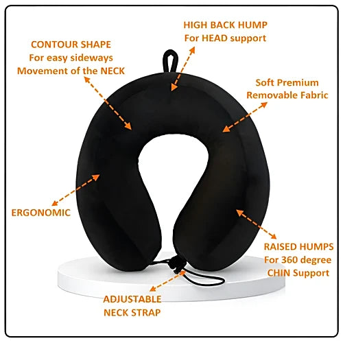Oh Furn! Memory Foam Travel Neck Pillow - Ultimate Comfort for Travel