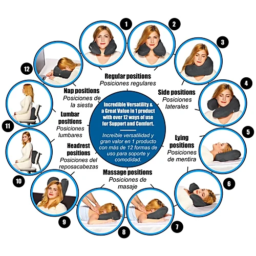 Oh Furn! Memory Foam Travel Neck Pillow - Ultimate Comfort for Travel