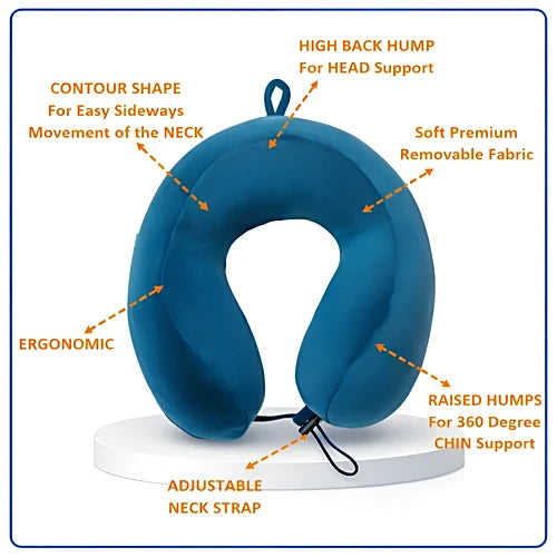 Oh Furn! Memory Foam Travel Neck Pillow - Ultimate Comfort for Travel