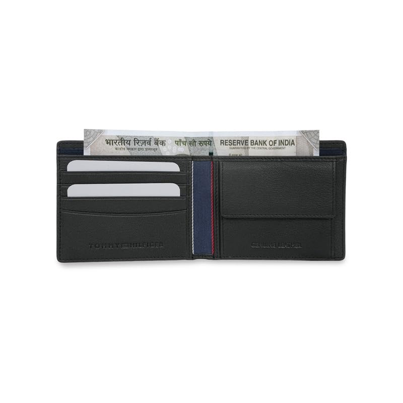 Tommy Hilfiger Mantaro Men's Wallet Black - Luggage Lounge