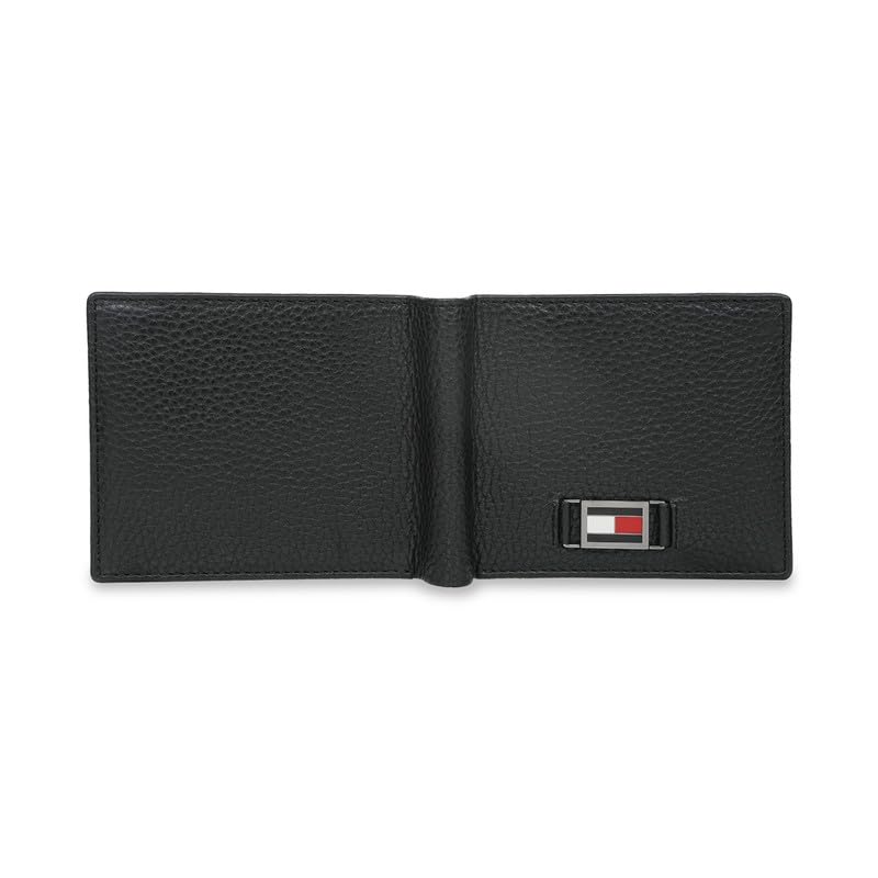 Tommy Hilfiger Ancua Men's Multicard Coin Wallet Black - Luggage Lounge