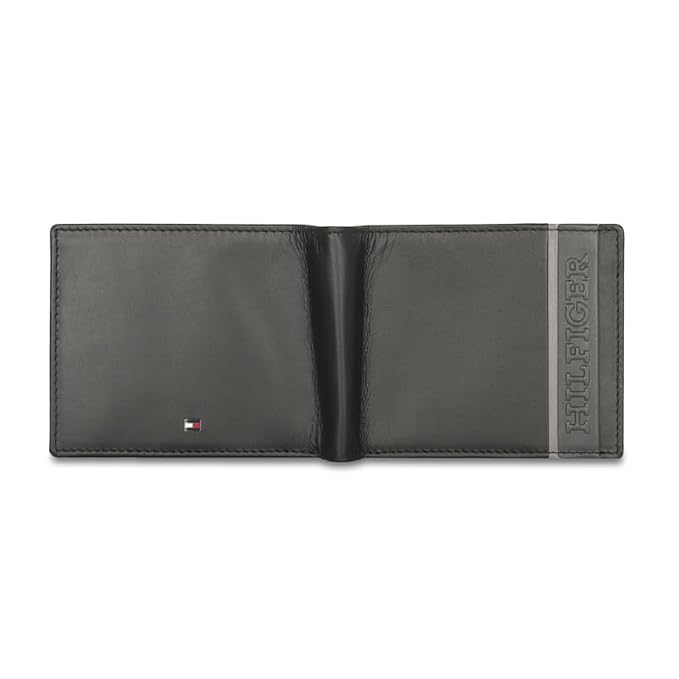 Tommy Hilfiger Bruce Men's Wallet Black - Luggage Lounge