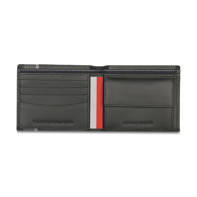 Tommy Hilfiger Bruce Men's Wallet Black - Luggage Lounge