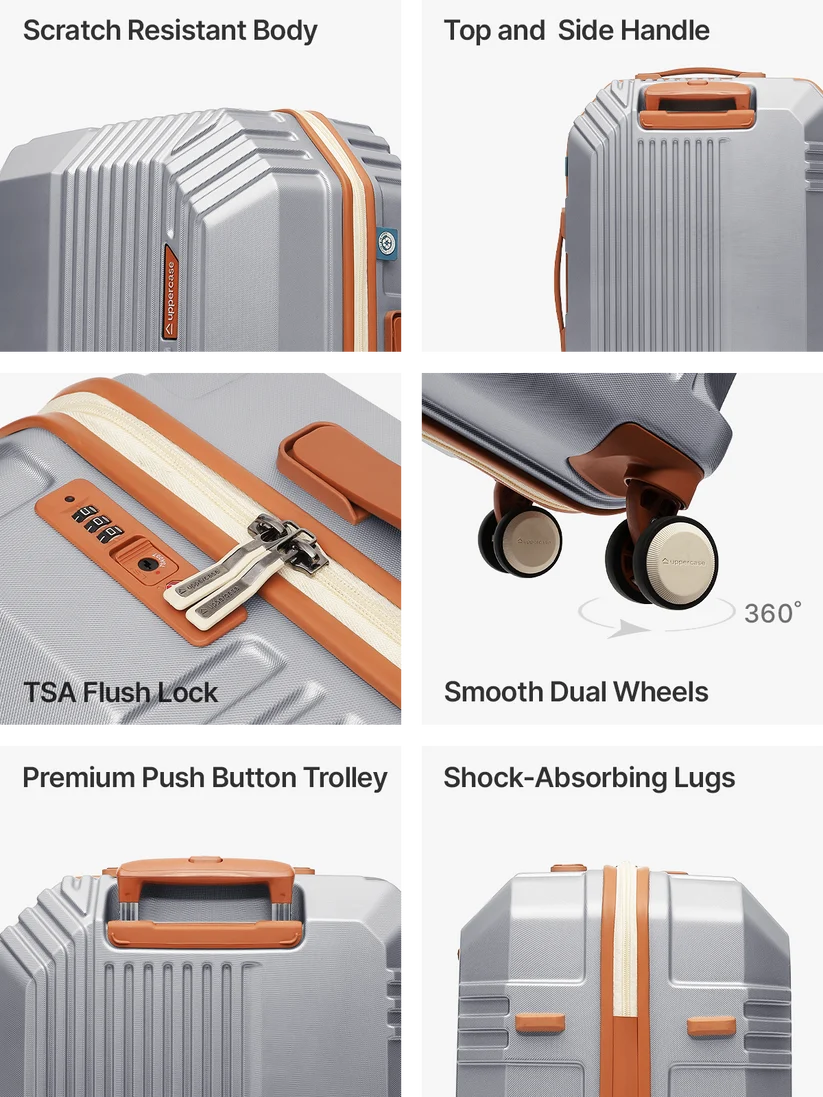 Uppercase Vector Hard Luggage - Durable and Stylish Travel Companion