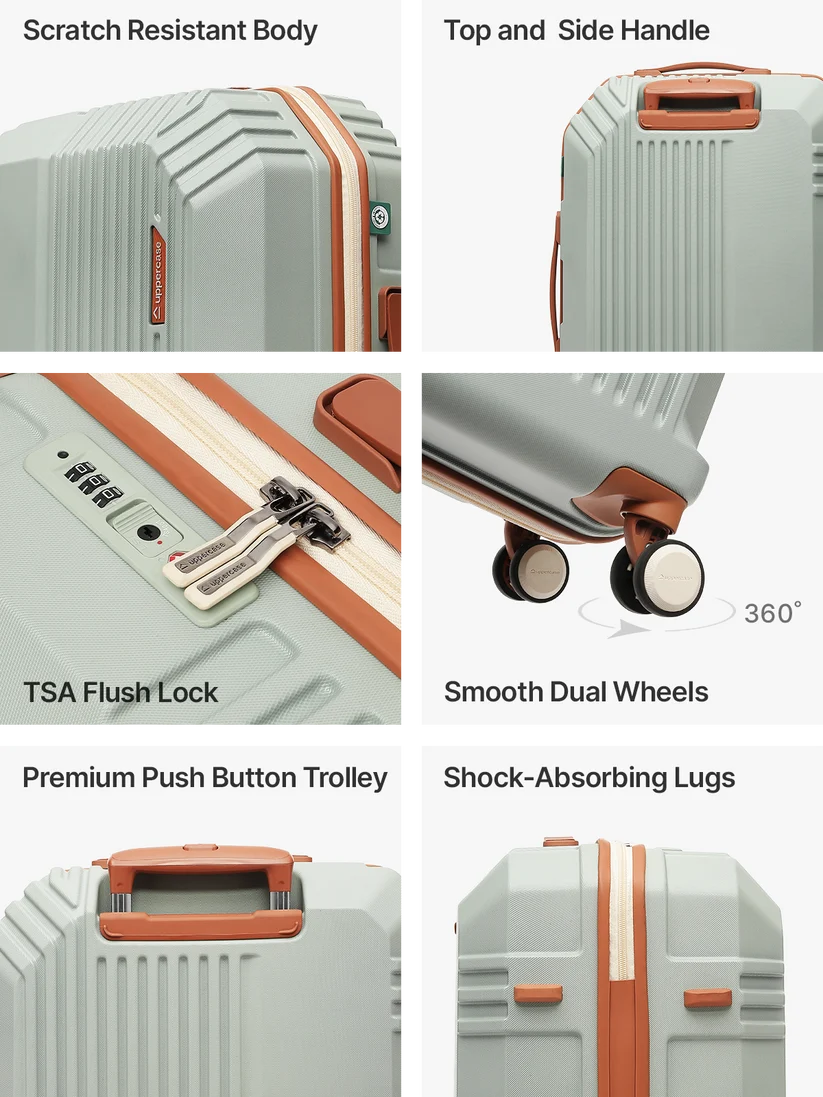 Uppercase Vector Hard Luggage - Durable and Stylish Travel Companion