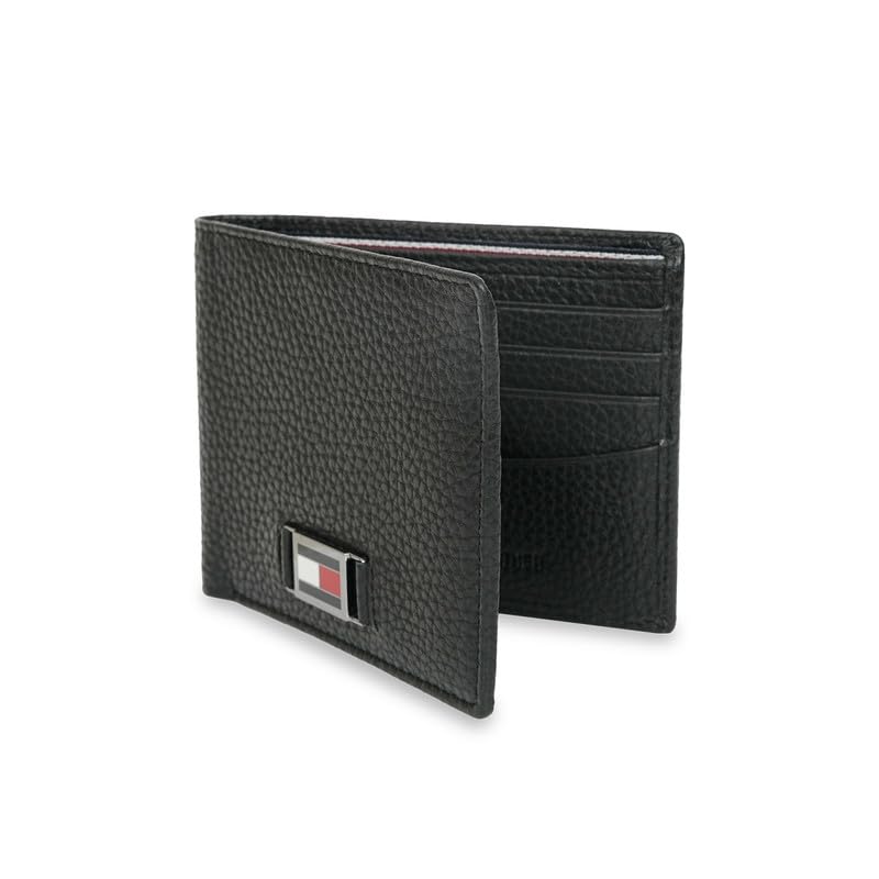 Tommy Hilfiger Ancua Men's Multicard Coin Wallet Black - Luggage Lounge