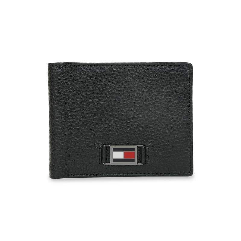 Tommy Hilfiger Ancua Men's Multicard Coin Wallet Black - Luggage Lounge