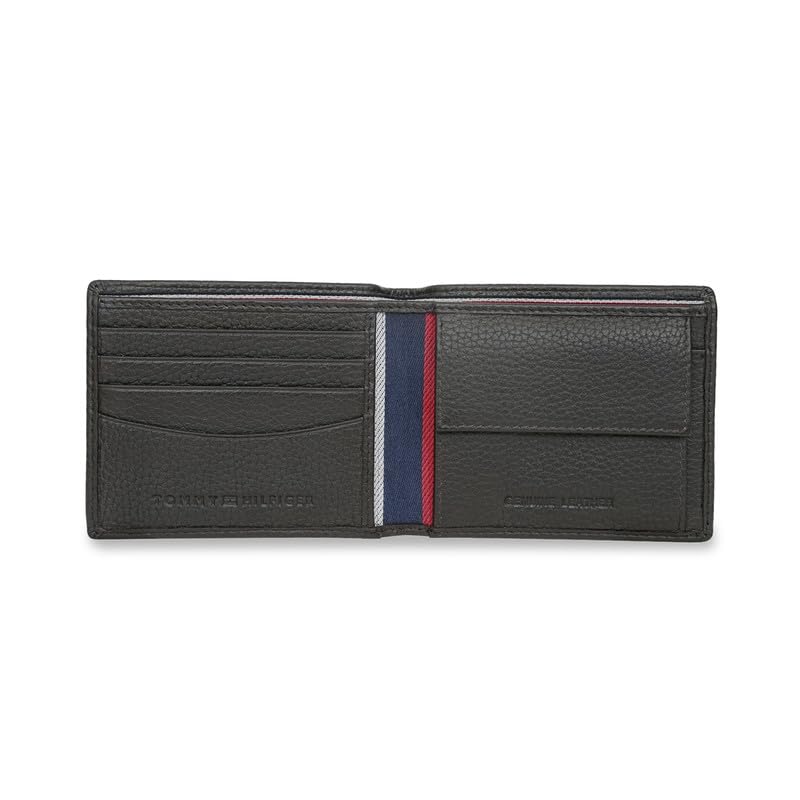 Tommy Hilfiger Ancua Men's Multicard Coin Wallet Black - Luggage Lounge