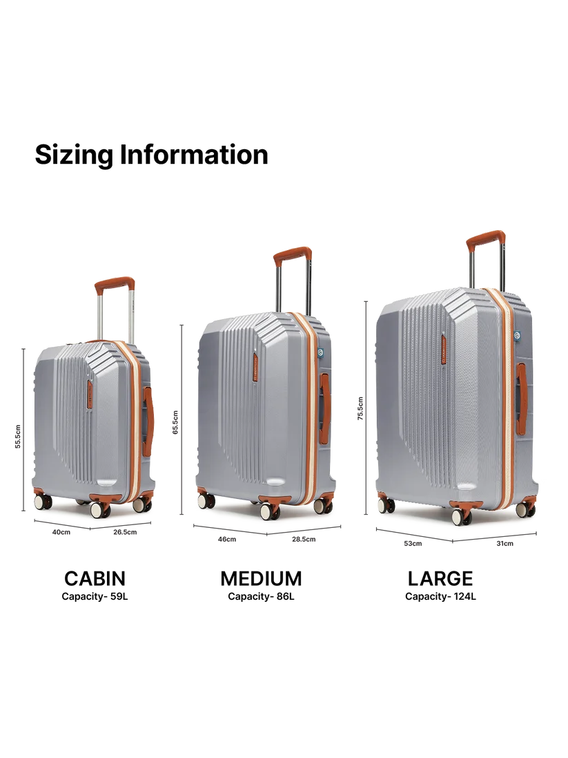 Uppercase Vector Hard Luggage - Durable and Stylish Travel Companion