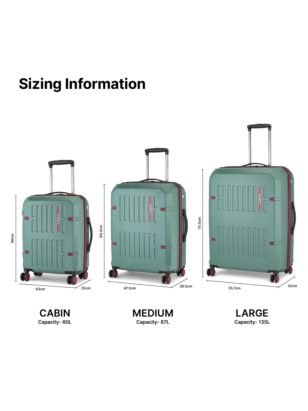 Uppercase Hexa Hard Luggage - Luggage Lounge