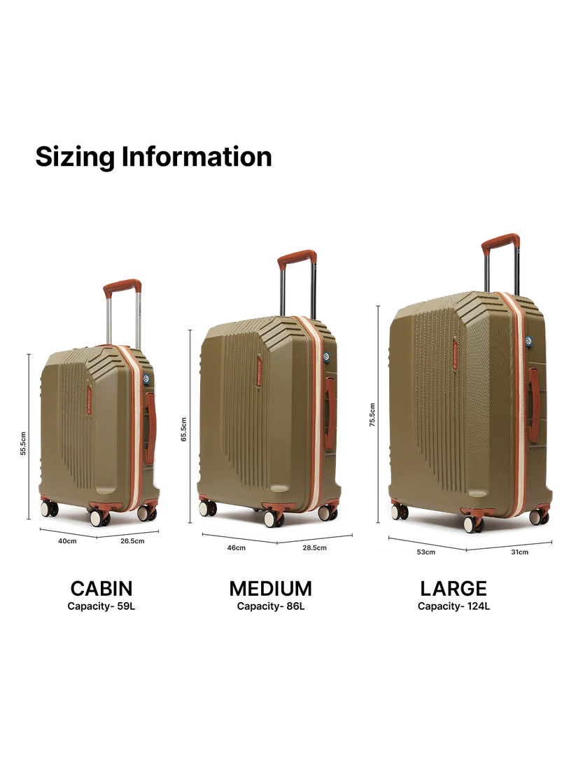 Uppercase Vector Hard Luggage - Durable and Stylish Travel Companion