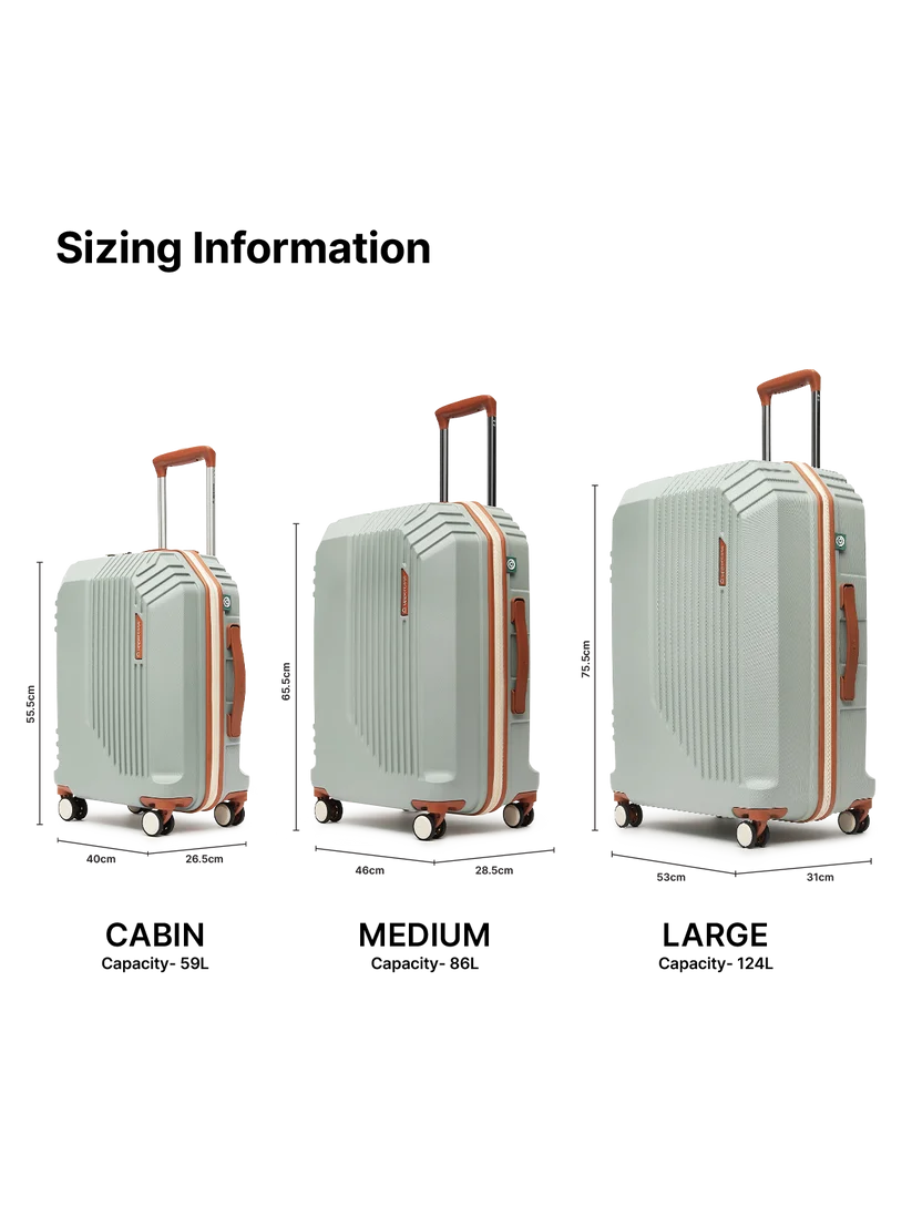 Uppercase Vector Hard Luggage - Durable and Stylish Travel Companion