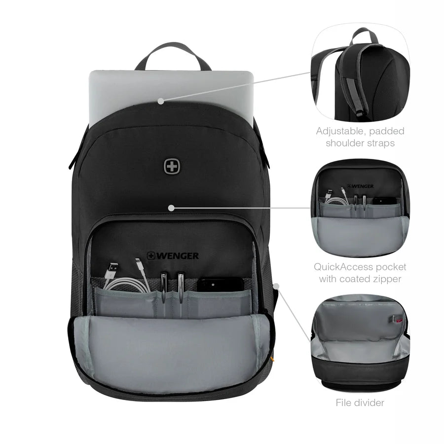 Wenger Next 23, Crango 16 Laptop Backpack - Sustainable Style Meets Functionality