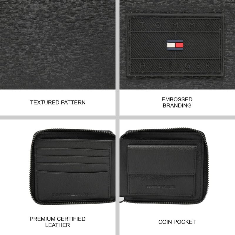 Tommy Hilfiger Atrato Men's Wallet Black - Luggage Lounge