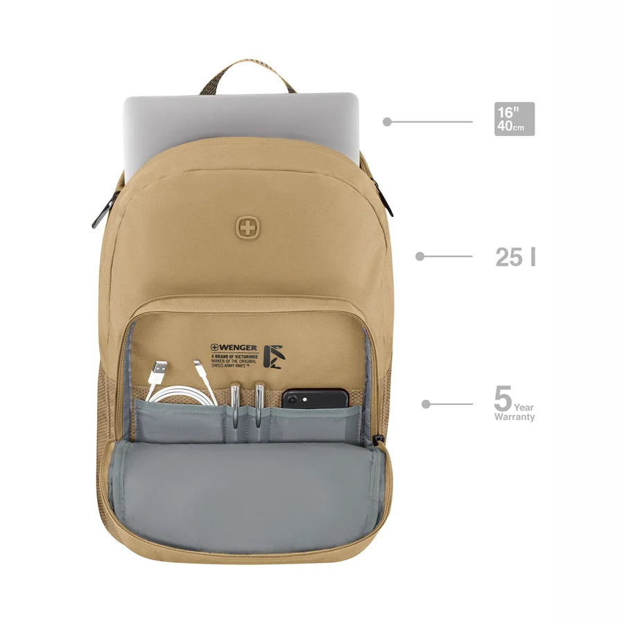 Wenger Next 24, Crango 16 Laptop Backpack - Stylish & Eco-Friendly