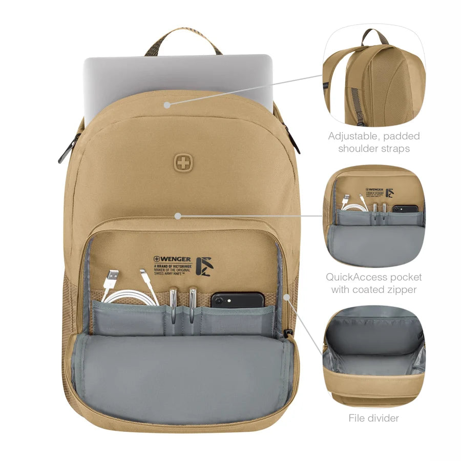 Wenger Next 24, Crango 16 Laptop Backpack - Stylish & Eco-Friendly