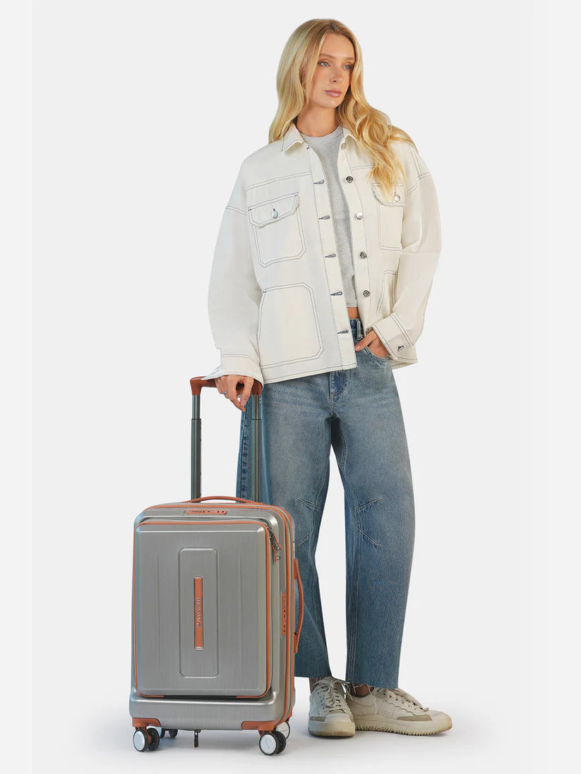 Uppercase Aero Pro Laptop Front Loader Silver - Luggage Lounge