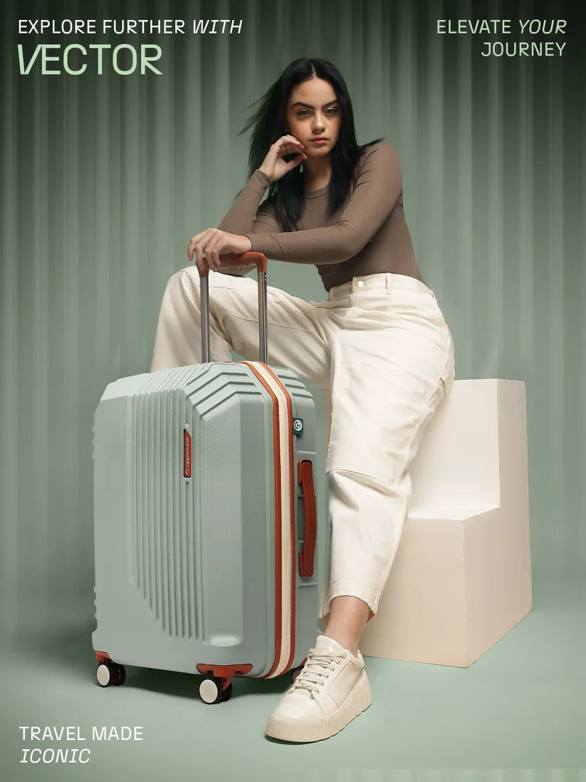 Uppercase Vector Hard Luggage - Durable and Stylish Travel Companion