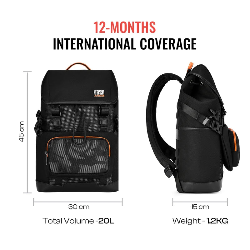 Urban Jungle Vertex Black Workpack - Luggage Lounge