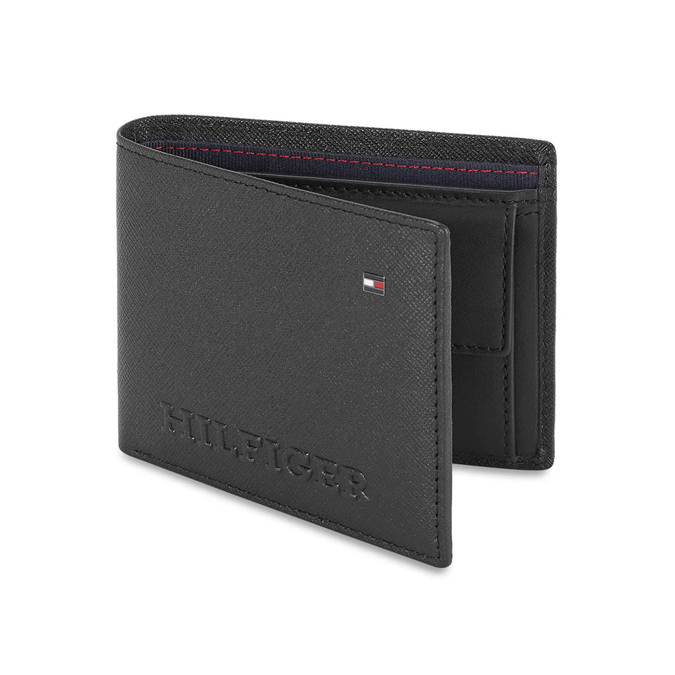 Tommy Hilfiger Harstad Men's Coin Wallet - Black - Luggage Lounge