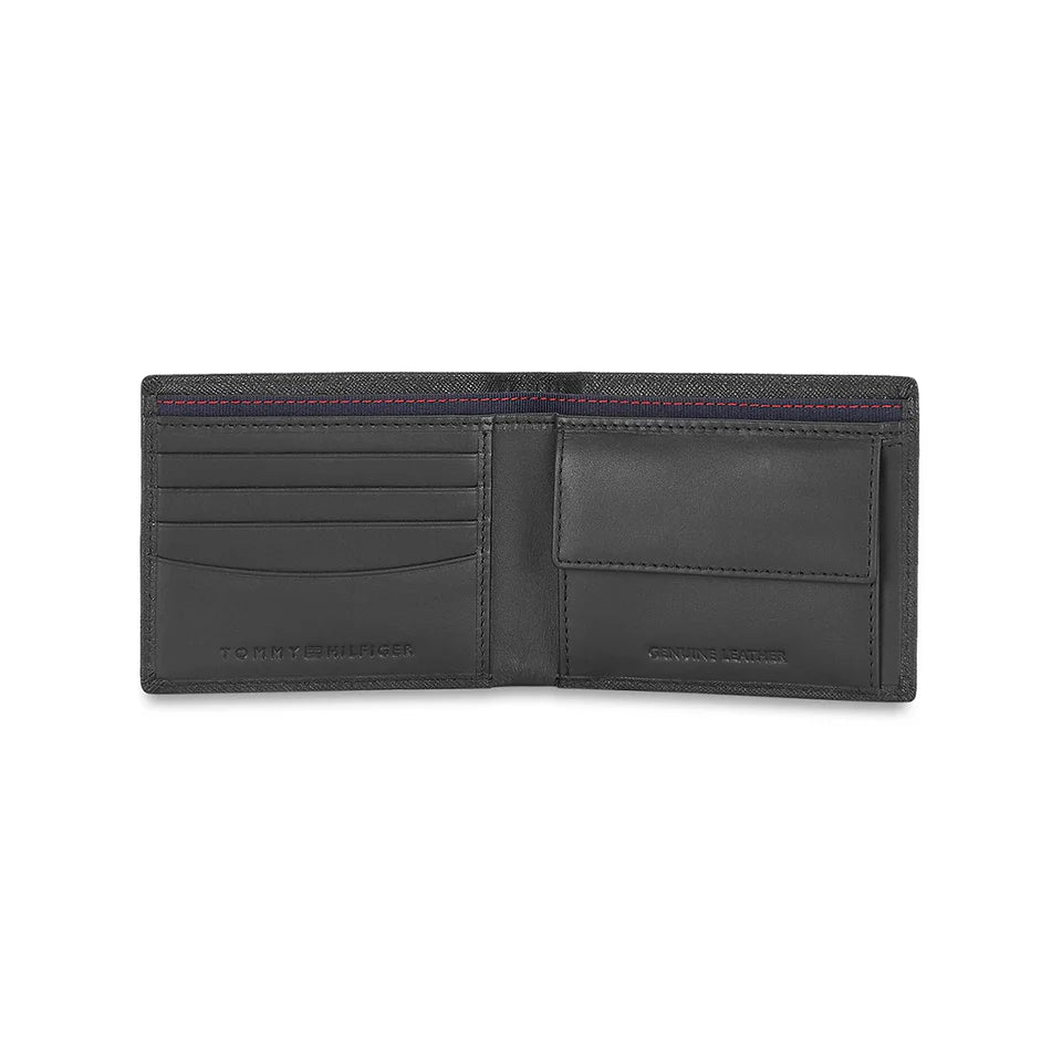 Tommy Hilfiger Harstad Men's Coin Wallet - Black - Luggage Lounge