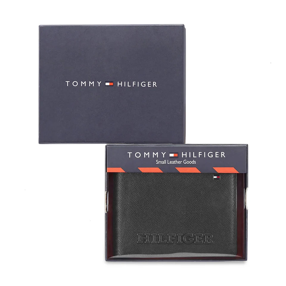 Tommy Hilfiger Harstad Men's Coin Wallet - Black - Luggage Lounge