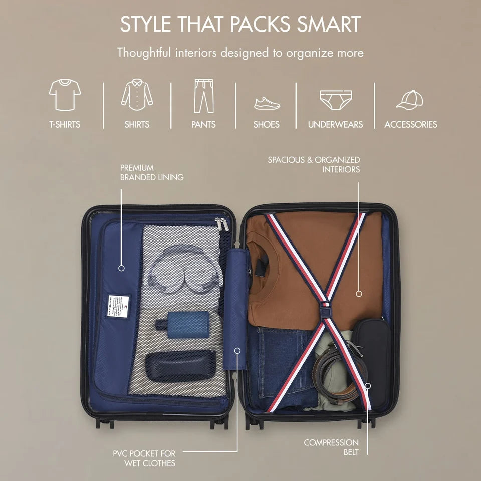 Tommy Hilfiger Fame Hard Luggage - Luggage Lounge