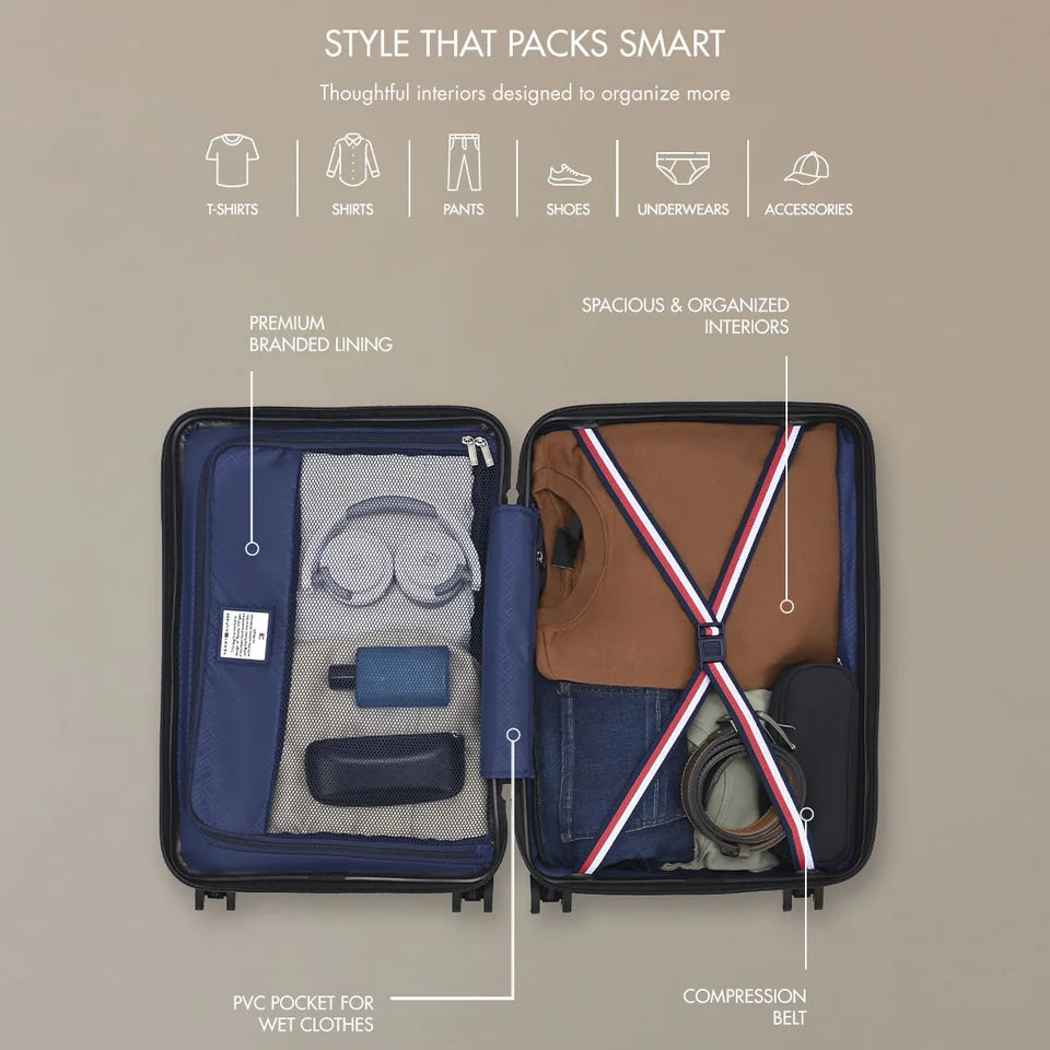 Tommy Hilfiger Fame Hard Luggage - Luggage Lounge