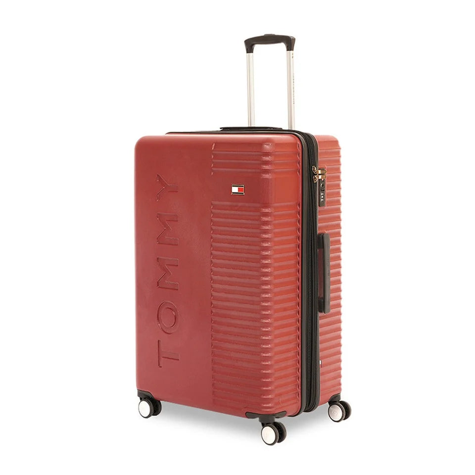 Tommy Hilfiger Rockfill X Hard Luggage - Luggage Lounge - Red / Large - Red / Large