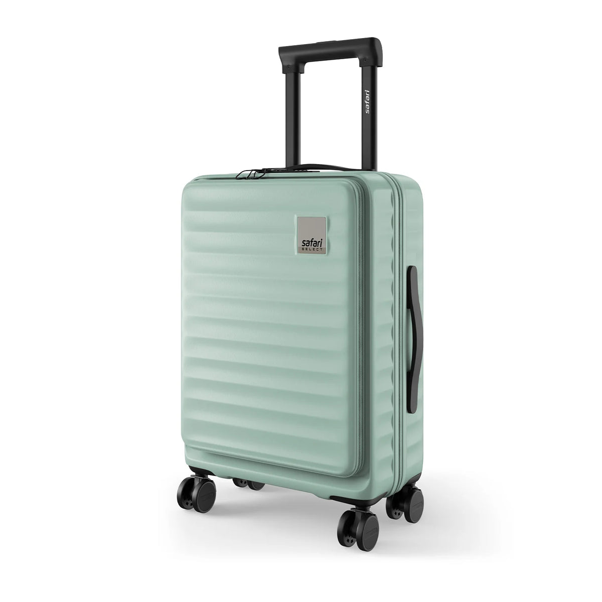 Safari Froniq Hard Luggage Front Opening - Luggage Lounge - Green / Cabin - Green / Cabin