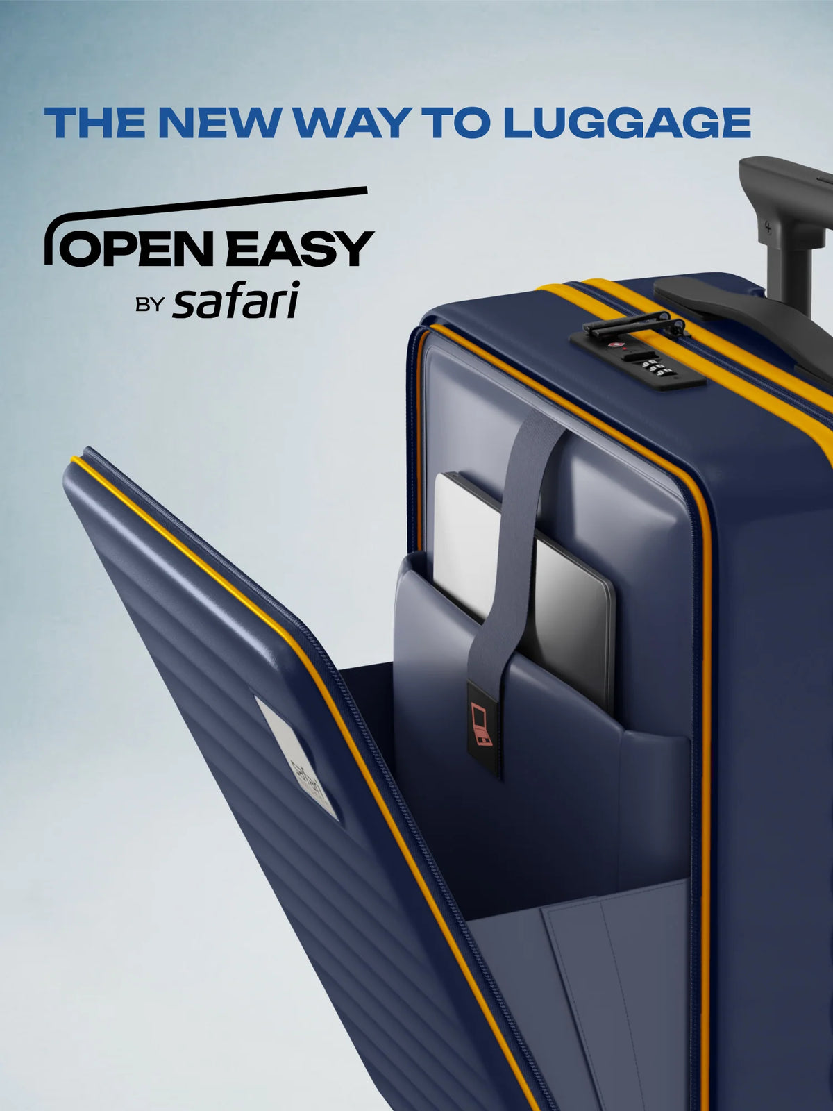 Safari Froniq Hard Luggage Front Opening - Luggage Lounge