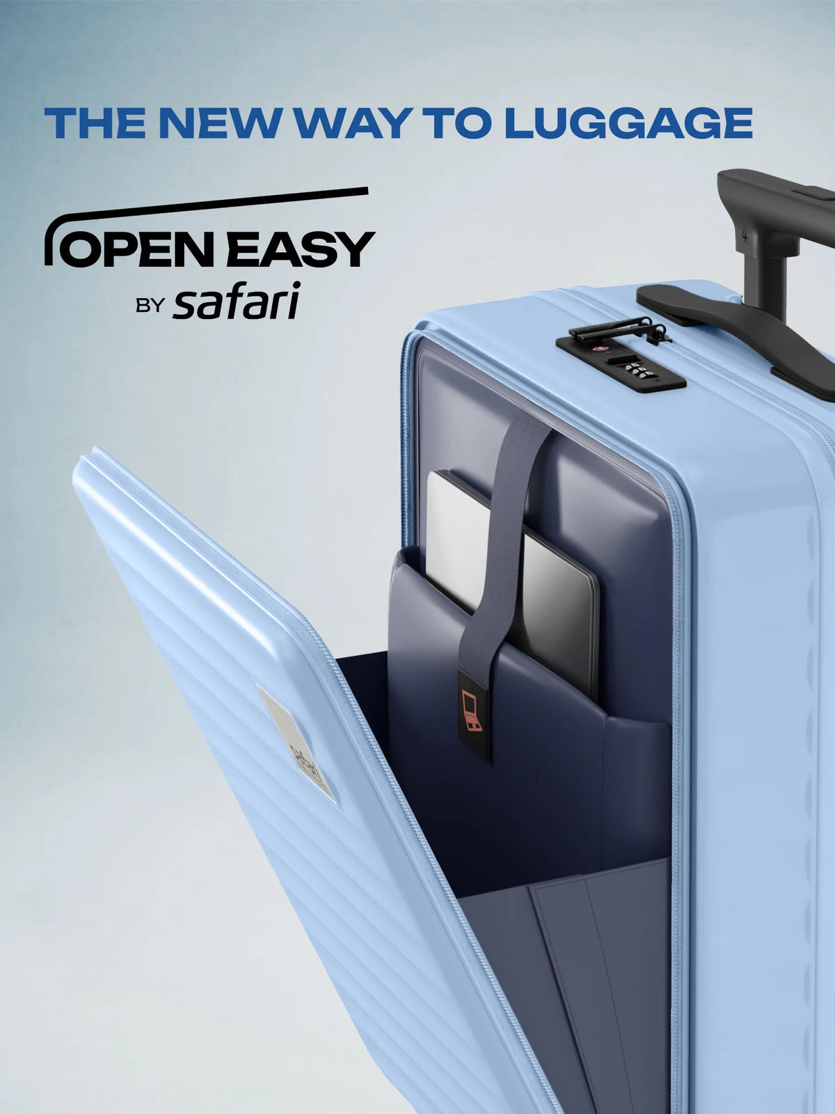 Safari Froniq Hard Luggage Front Opening - Luggage Lounge