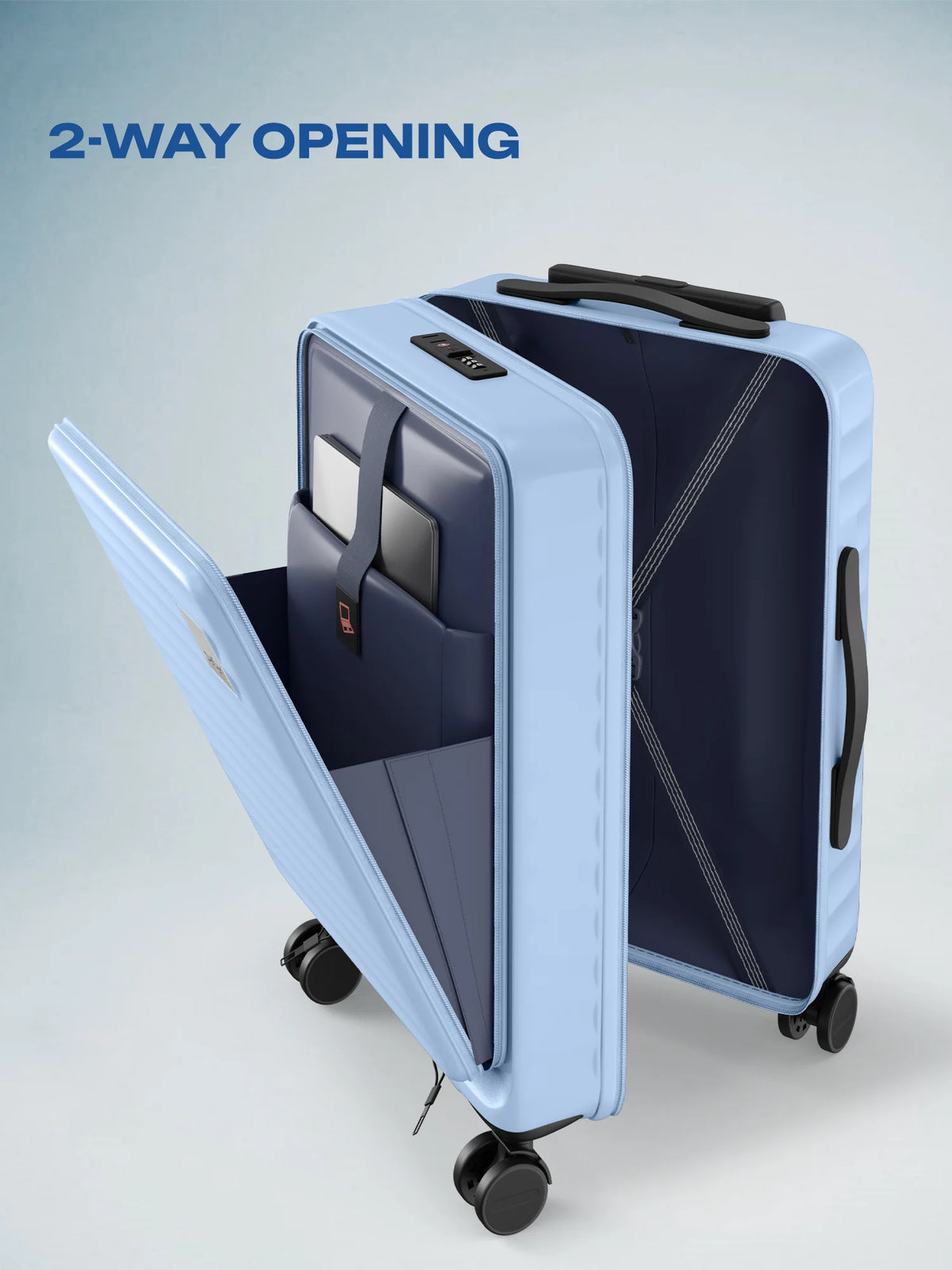 Safari Froniq Hard Luggage Front Opening - Luggage Lounge