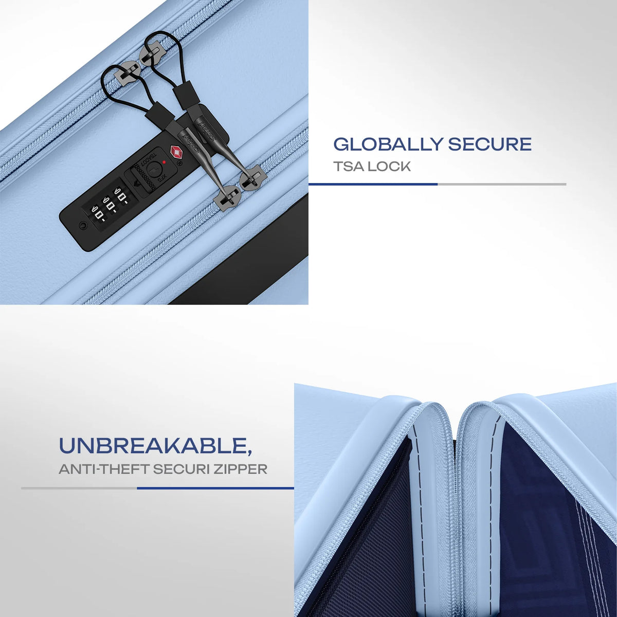 Safari Froniq Hard Luggage Front Opening - Luggage Lounge