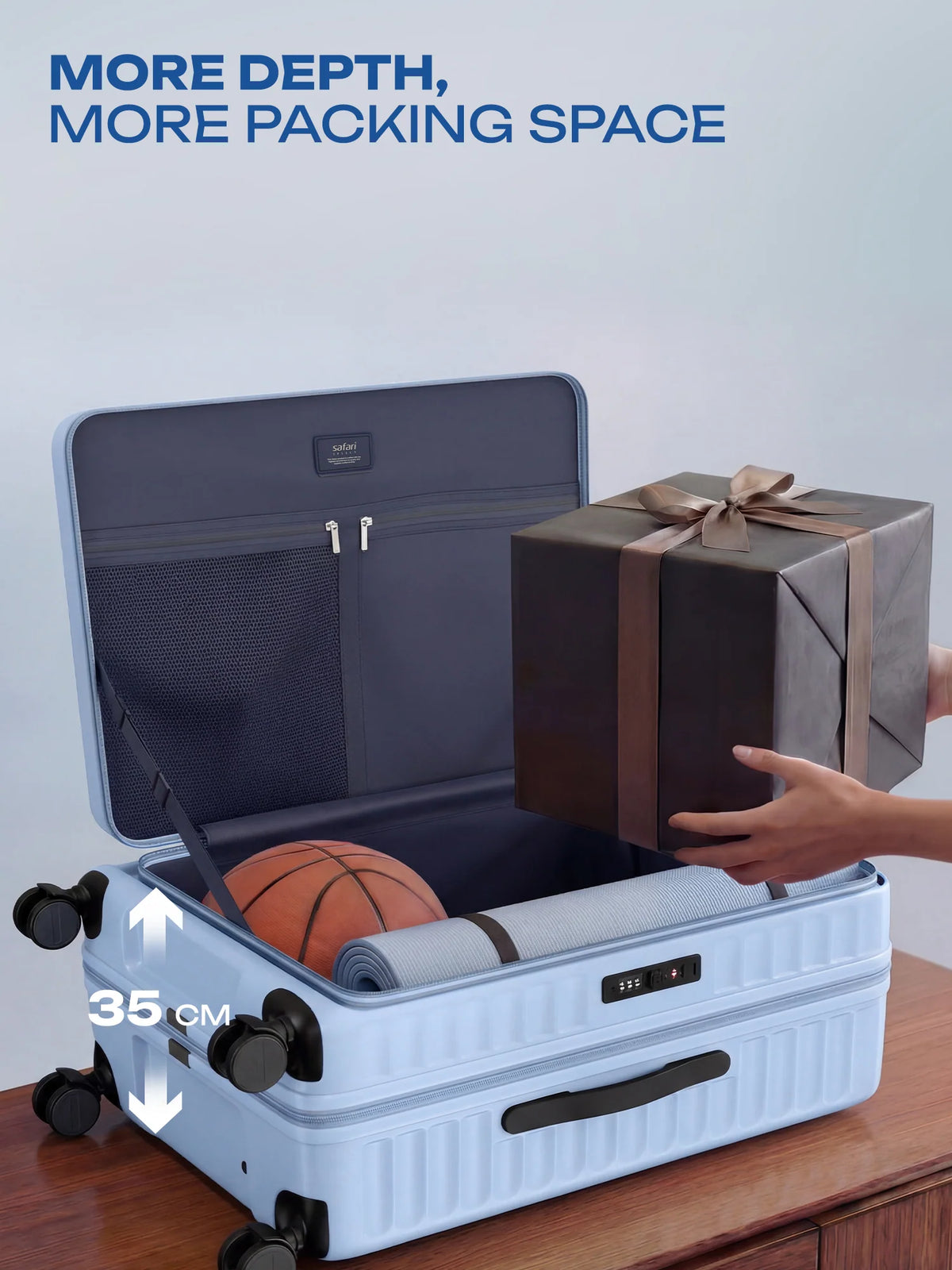 Safari Froniq Hard Luggage Front Opening - Luggage Lounge