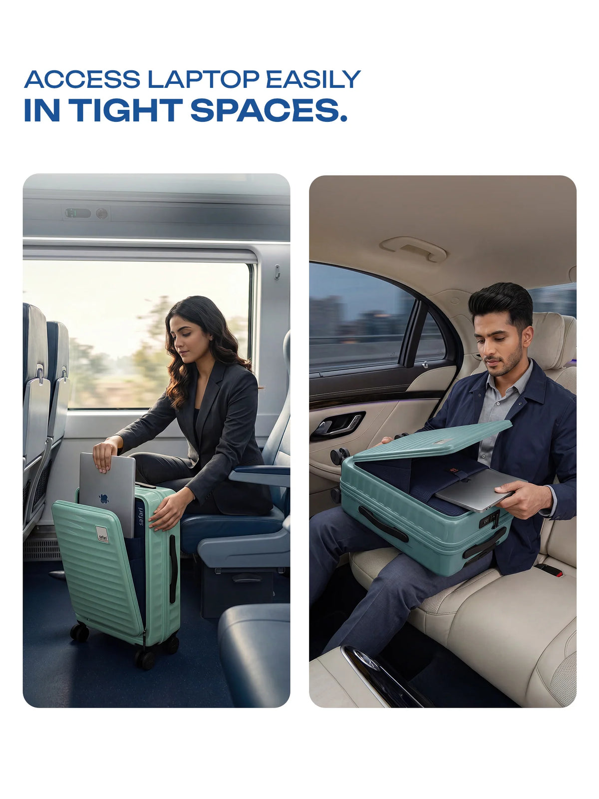 Safari Froniq Hard Luggage Front Opening - Luggage Lounge