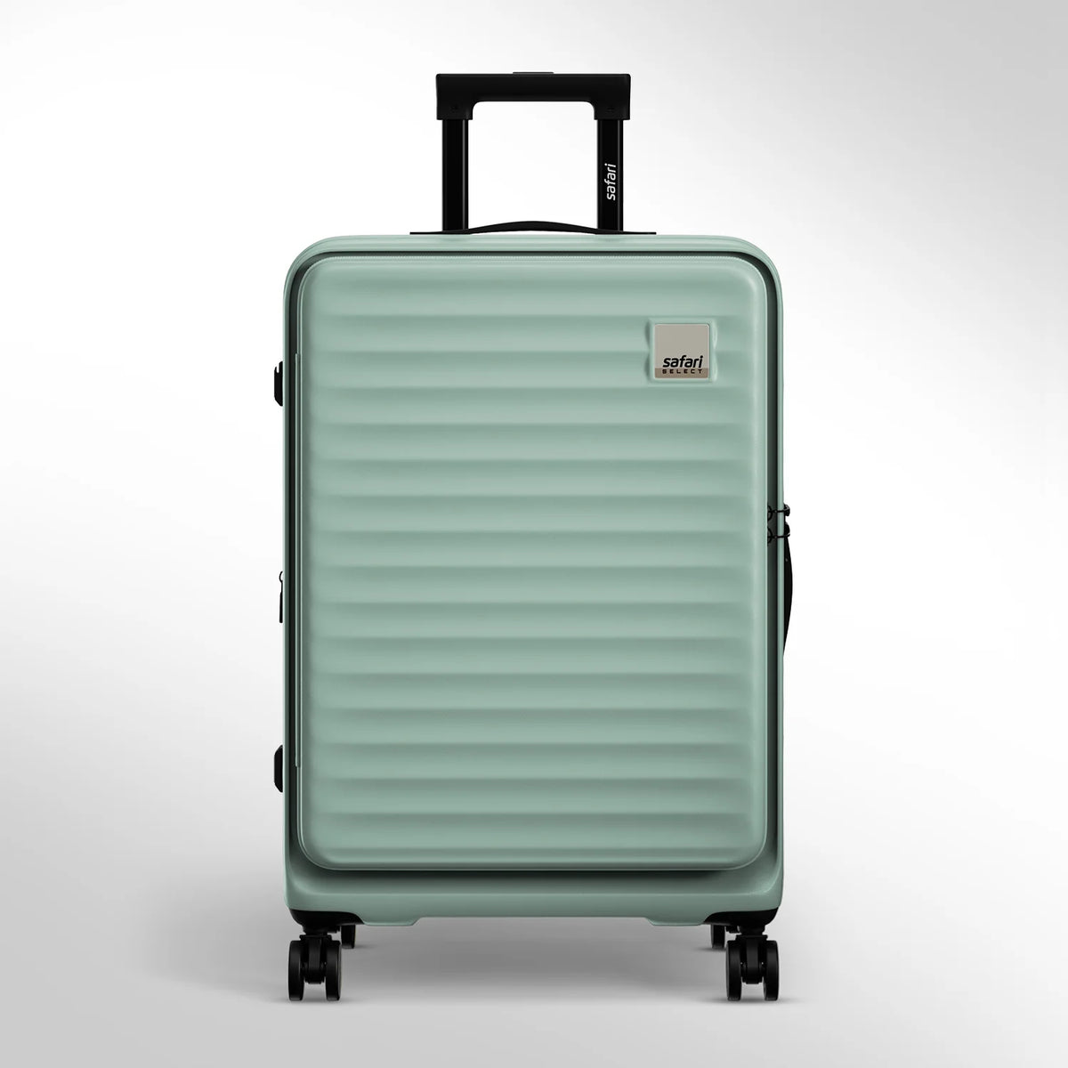 Safari Froniq Hard Luggage Front Opening - Luggage Lounge - Green / Large - Green / Large