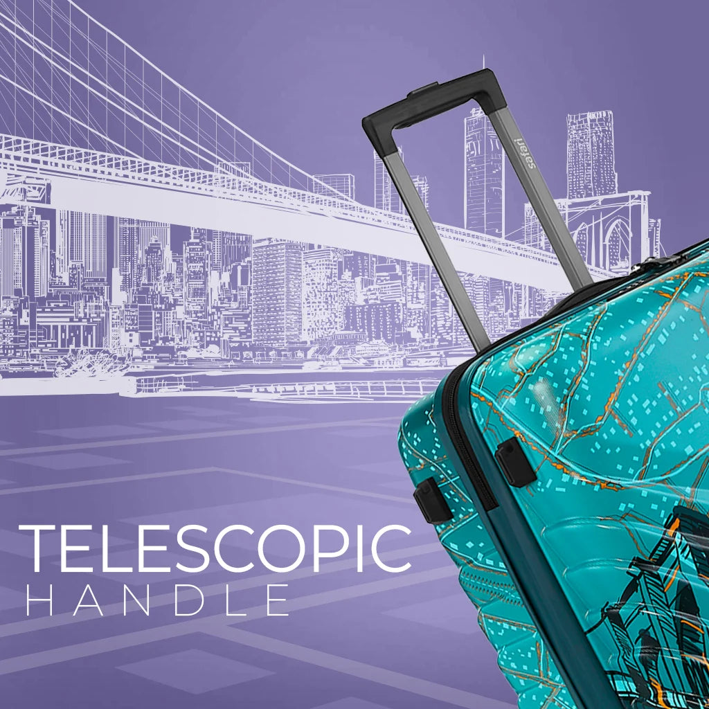 Safari Brooklyn Printed Hard Luggage - Luggage Lounge