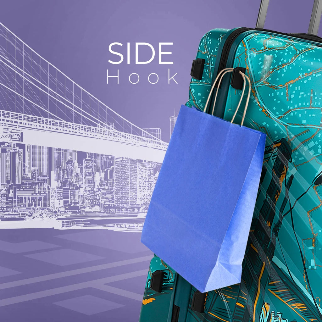 Safari Brooklyn Printed Hard Luggage - Luggage Lounge