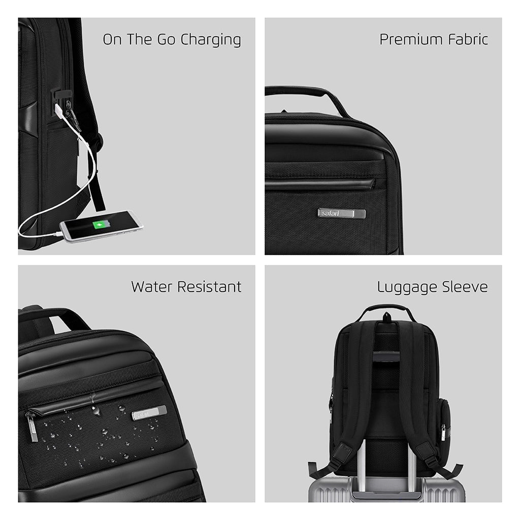 Safari Select Astral Formal Black Backapck - Luggage Lounge