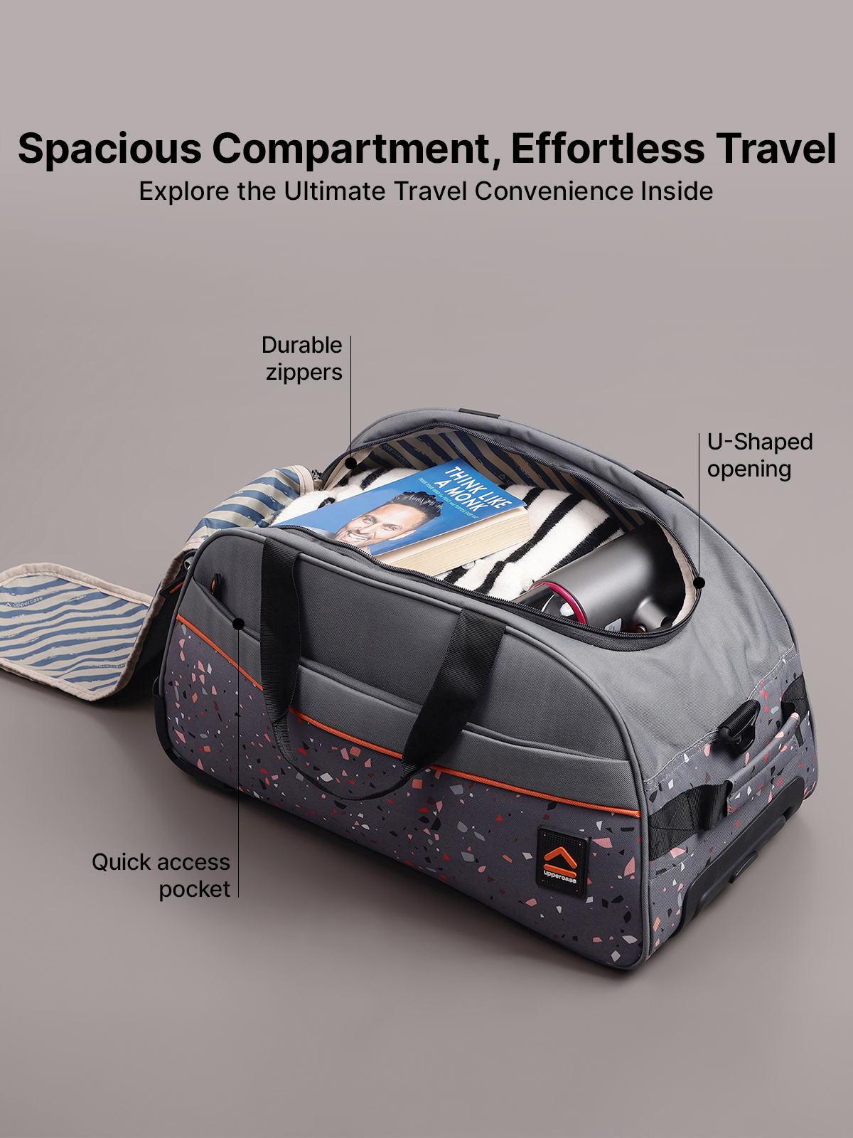 Uppercase Terra Duffle Trolley - Luggage Lounge