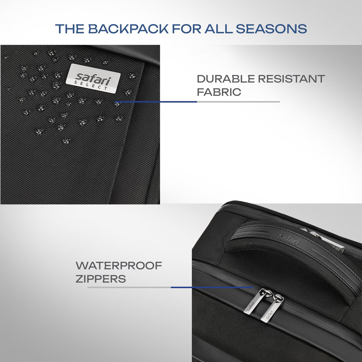 Safari Select Nexus Formal Backpack Black - Luggage Lounge
