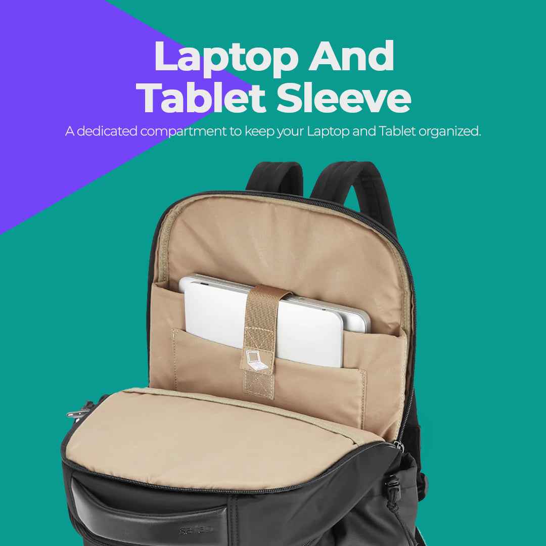 Safari Trooper 20 L Black Laptop Backpack
