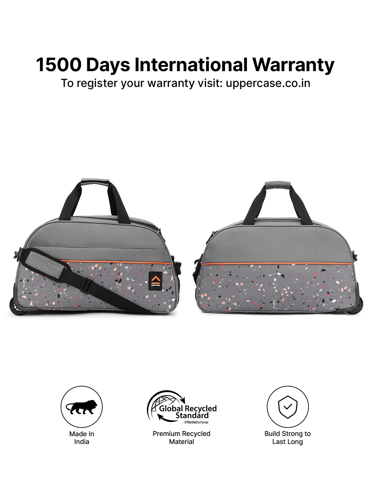 Uppercase Terra Duffle Trolley - Luggage Lounge